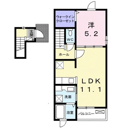 エルディム川端の物件間取画像